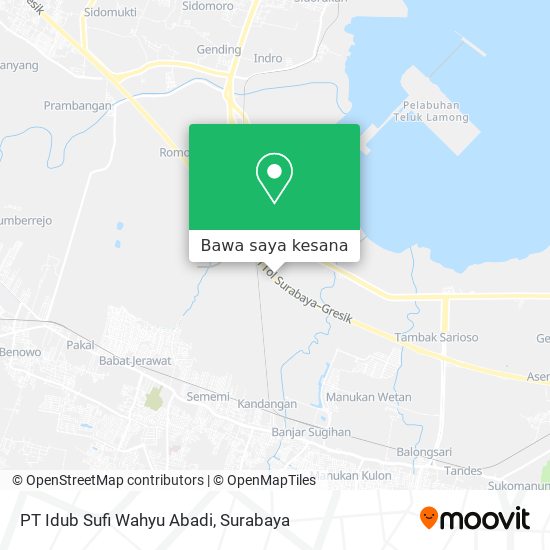 Peta PT Idub Sufi Wahyu Abadi