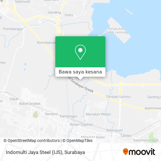Peta Indomulti Jaya Steel (IJS)