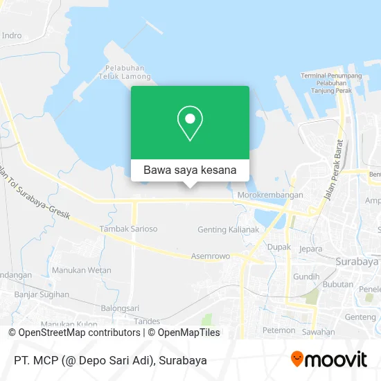 Peta PT. MCP (@ Depo Sari Adi)