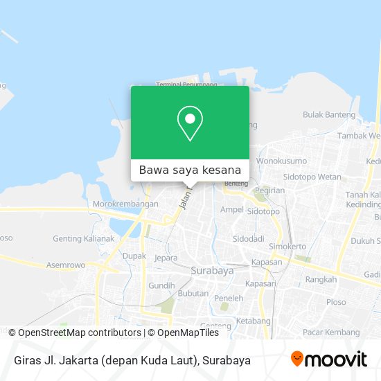 Peta Giras Jl. Jakarta (depan Kuda Laut)