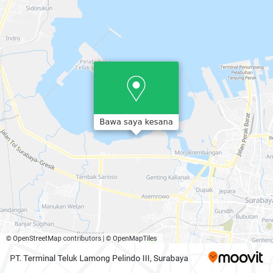 Peta PT. Terminal Teluk Lamong Pelindo III