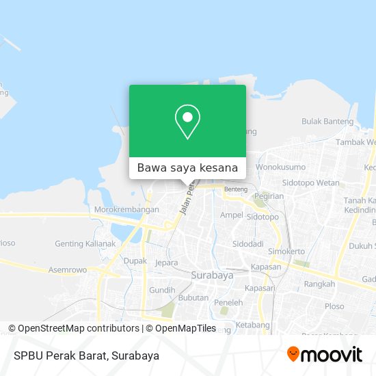 Peta SPBU Perak Barat