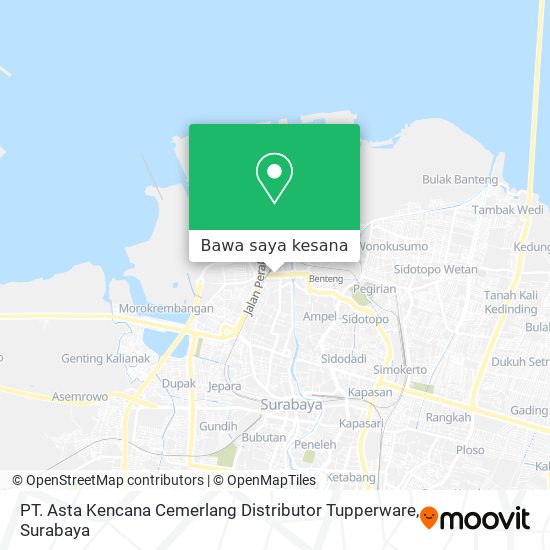 Peta PT. Asta Kencana Cemerlang Distributor Tupperware