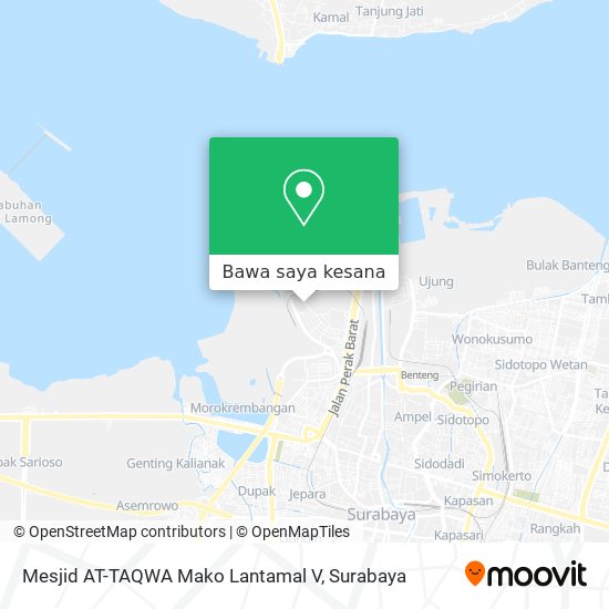 Peta Mesjid AT-TAQWA Mako Lantamal V