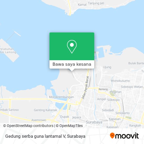 Peta Gedung serba guna lantamal V