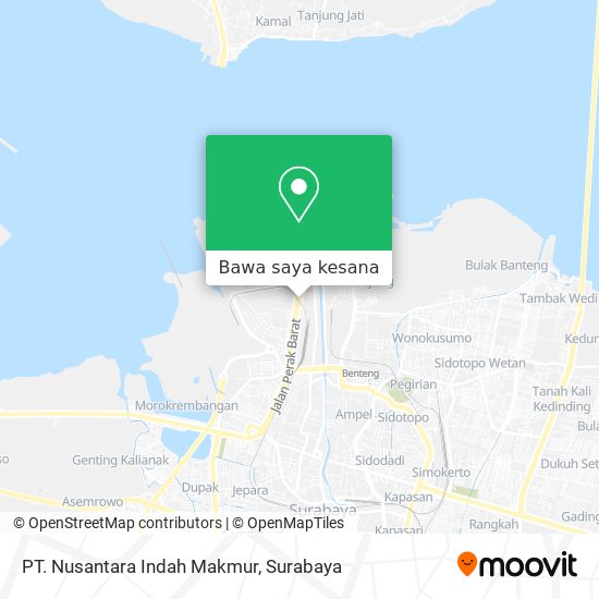 Peta PT. Nusantara Indah Makmur