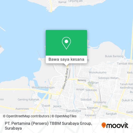 Peta PT. Pertamina (Persero) TBBM Surabaya Group