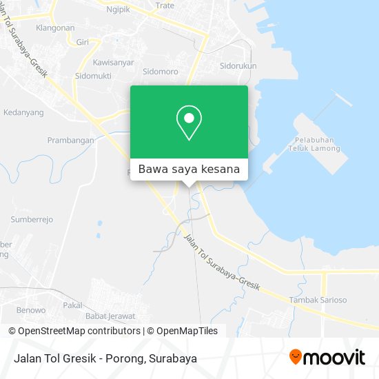Peta Jalan Tol Gresik - Porong