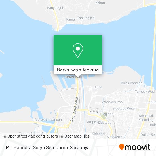 Peta PT. Harindra Surya Sempurna
