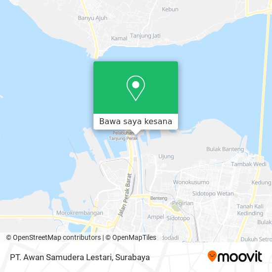 Peta PT. Awan Samudera Lestari