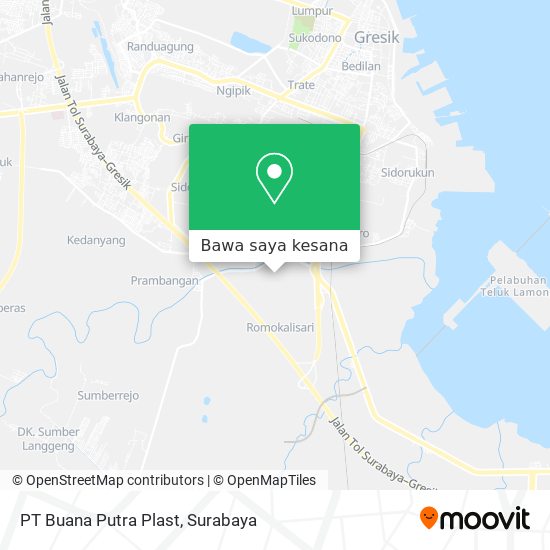 Peta PT Buana Putra Plast