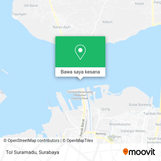Peta Tol Suramadu