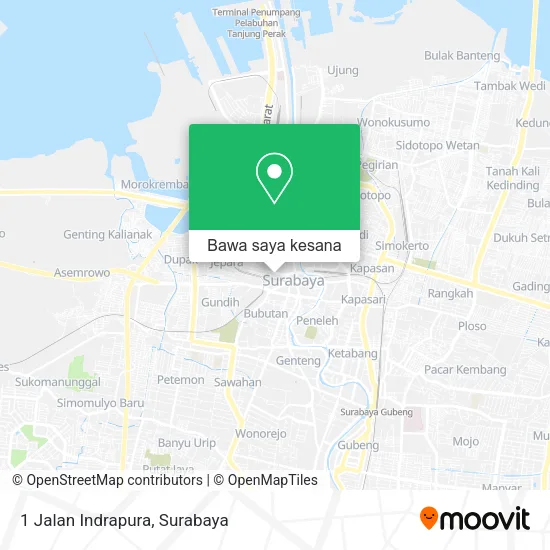 Peta 1 Jalan Indrapura