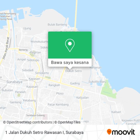 Peta 1 Jalan Dukuh Setro Rawasan I