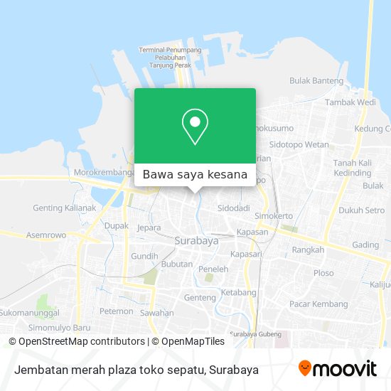 Peta Jembatan merah plaza toko sepatu