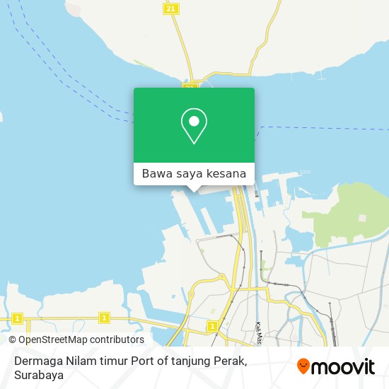 Peta Dermaga Nilam timur Port of tanjung Perak