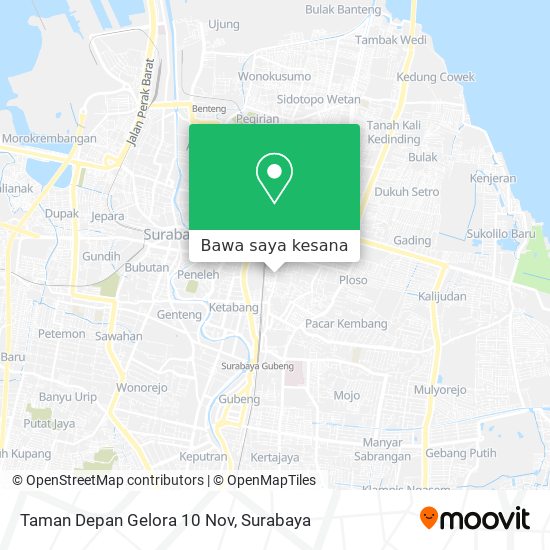 Peta Taman Depan Gelora 10 Nov