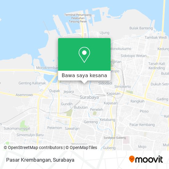 Peta Pasar Krembangan