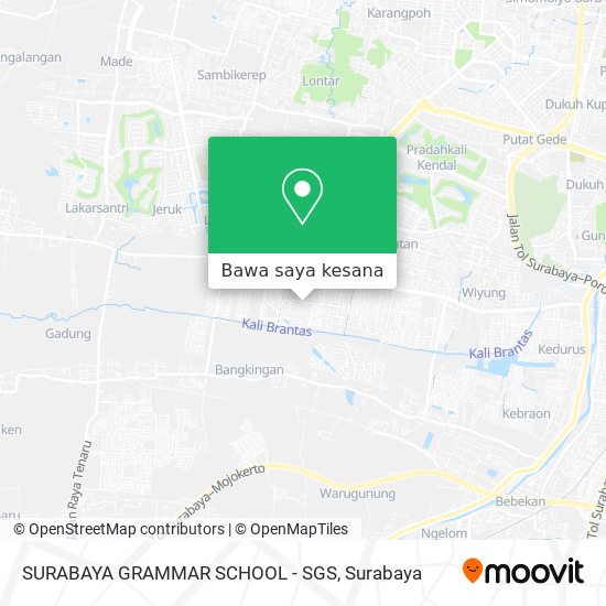 Peta SURABAYA GRAMMAR SCHOOL - SGS