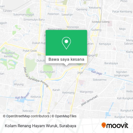 Peta Kolam Renang Hayam Wuruk