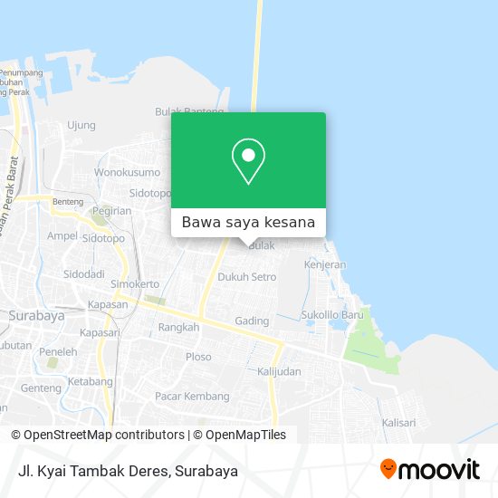 Peta Jl. Kyai Tambak Deres