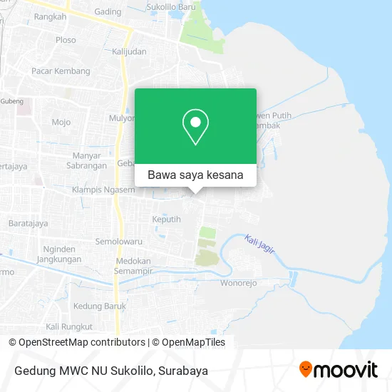 Peta Gedung MWC NU Sukolilo
