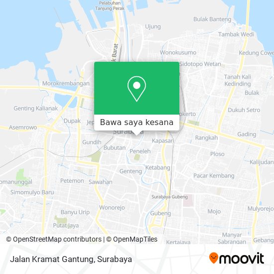 Peta Jalan Kramat Gantung