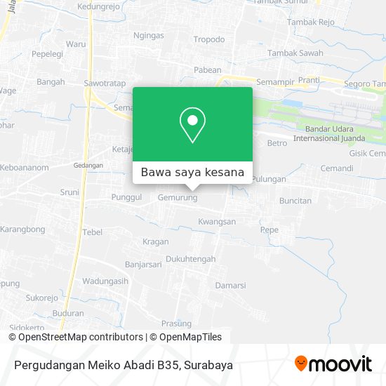 Peta Pergudangan Meiko Abadi B35