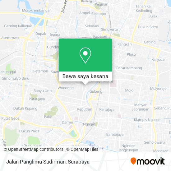 Peta Jalan Panglima Sudirman