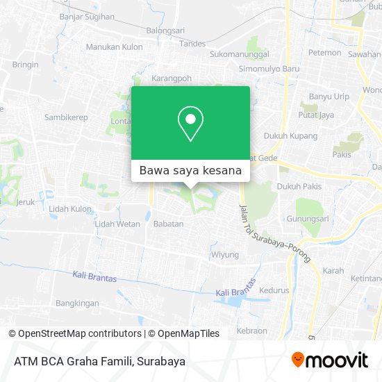 Peta ATM BCA Graha Famili