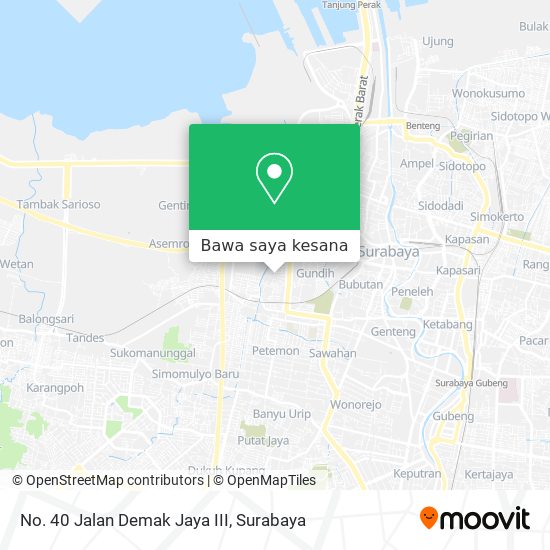 Peta No. 40 Jalan Demak Jaya III