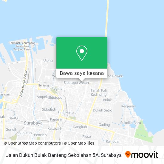 Peta Jalan Dukuh Bulak Banteng Sekolahan 5A