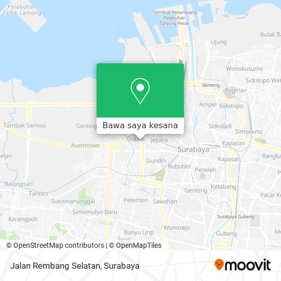 Peta Jalan Rembang Selatan