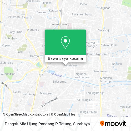 Peta Pangsit Mie Ujung Pandang P. Tatung