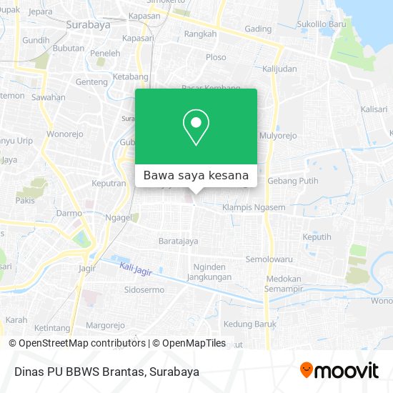 Peta Dinas PU BBWS Brantas