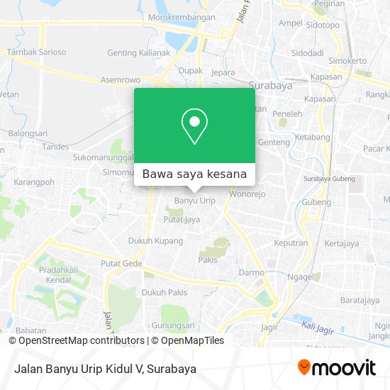 Peta Jalan Banyu Urip Kidul V