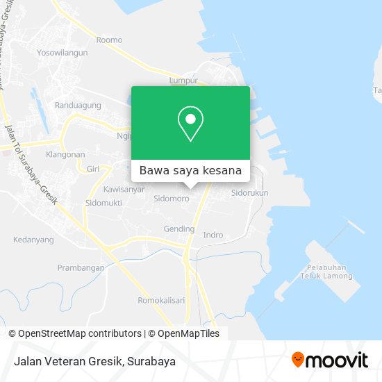 Peta Jalan Veteran Gresik