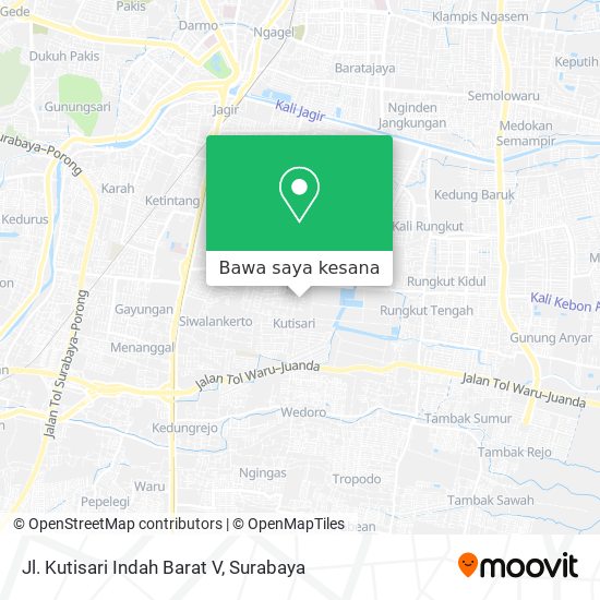 Peta Jl. Kutisari Indah Barat V