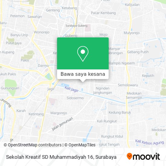 Peta Sekolah Kreatif SD Muhammadiyah 16