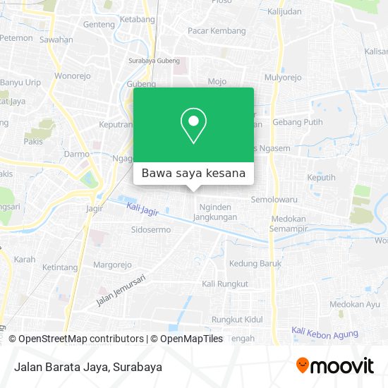 Peta Jalan Barata Jaya