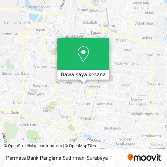 Peta Permata Bank Panglima Sudirman