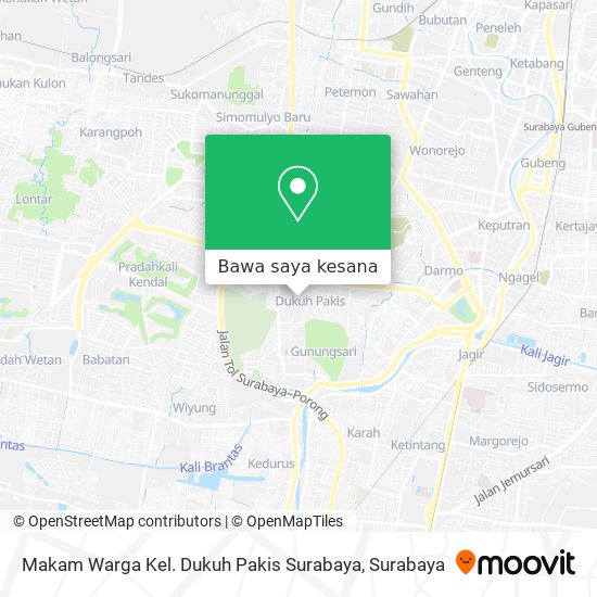 Peta Makam Warga Kel. Dukuh Pakis Surabaya