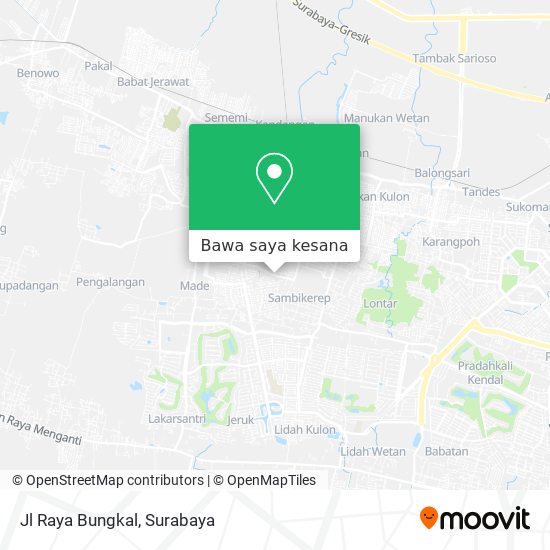 Peta Jl Raya Bungkal