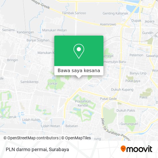 Peta PLN darmo permai