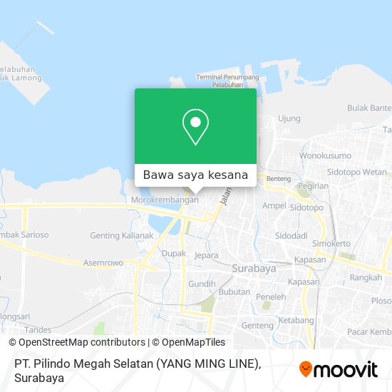 Peta PT. Pilindo Megah Selatan (YANG MING LINE)