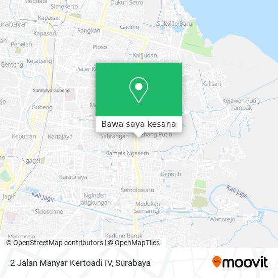 Peta 2 Jalan Manyar Kertoadi IV