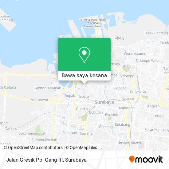 Peta Jalan Gresik Ppi Gang III