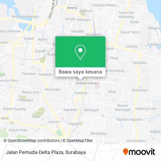 Peta Jalan Pemuda-Delta Plaza