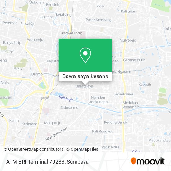 Peta ATM BRI Terminal 70283