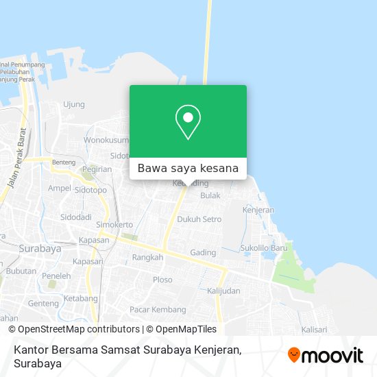 Peta Kantor Bersama Samsat Surabaya Kenjeran